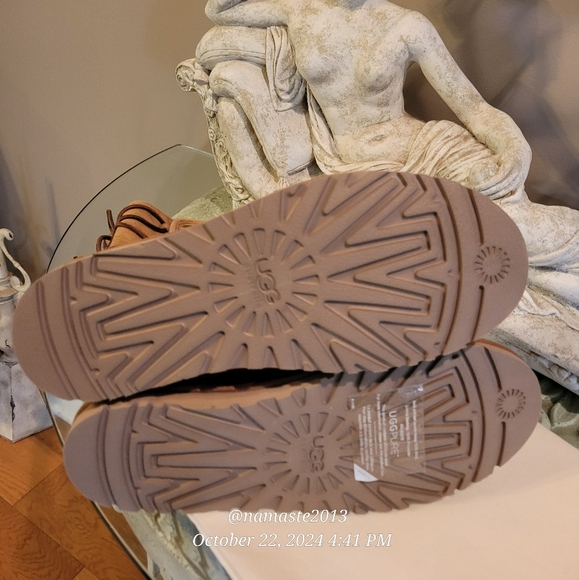 Ugg Tasman Boots Braided Lace-Up Suede Designer Celebrity Luxury Shearling #132 - Picture 14 of 14